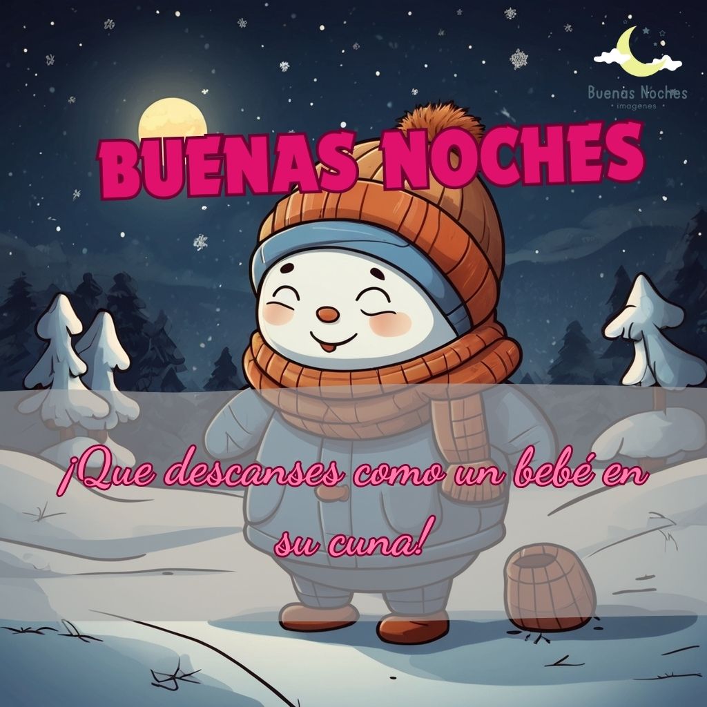 Imagen de buenas noches de invierno 10