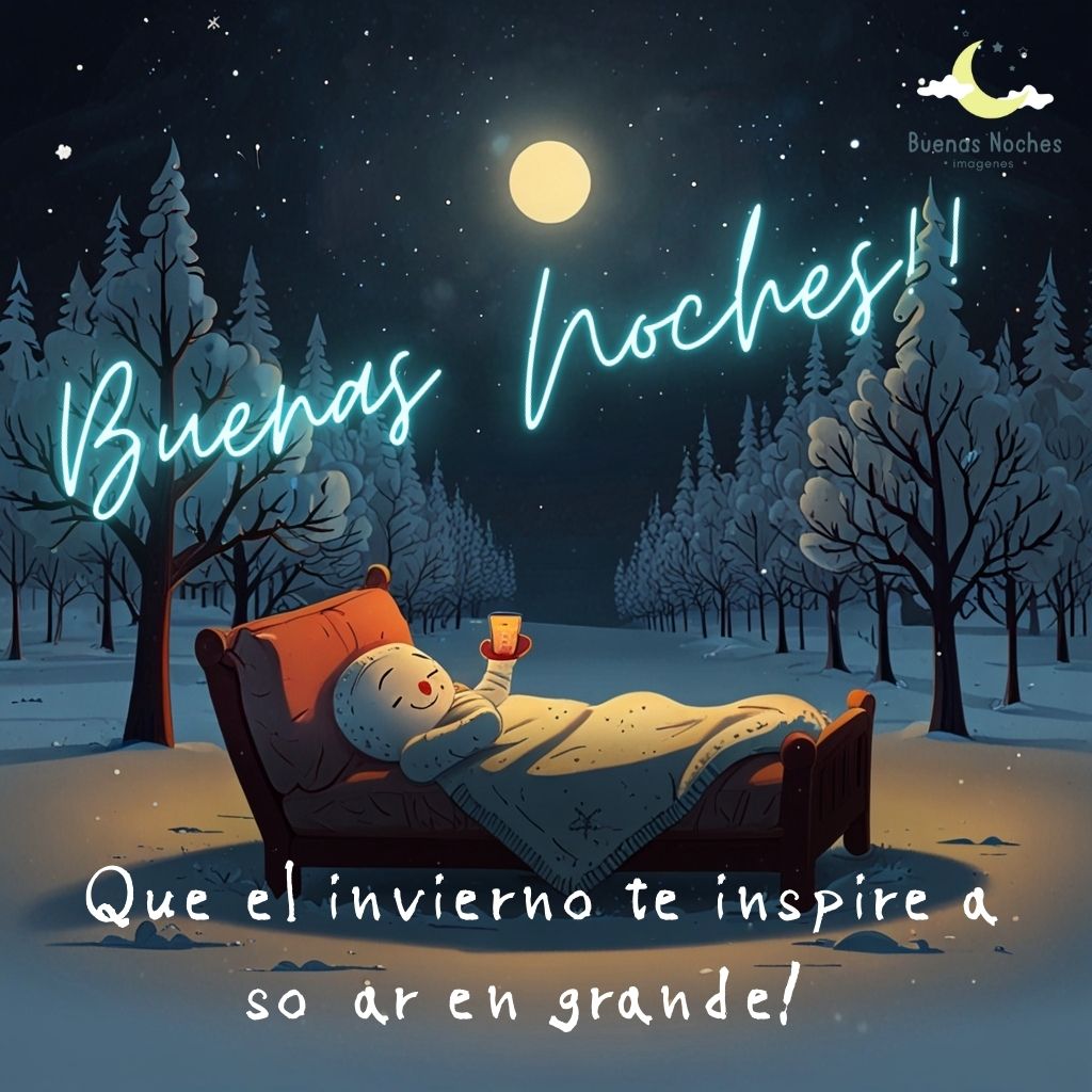 Imagen de buenas noches de invierno 17