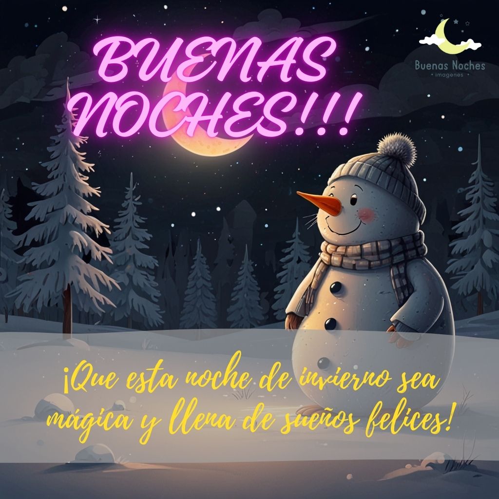 Imagen de buenas noches de invierno 19