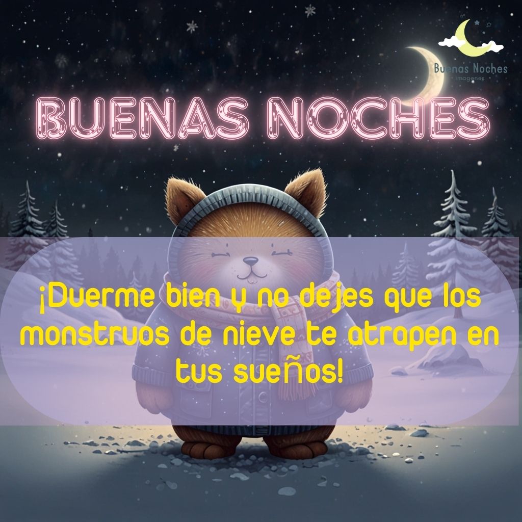 Imagen de buenas noches de invierno 22