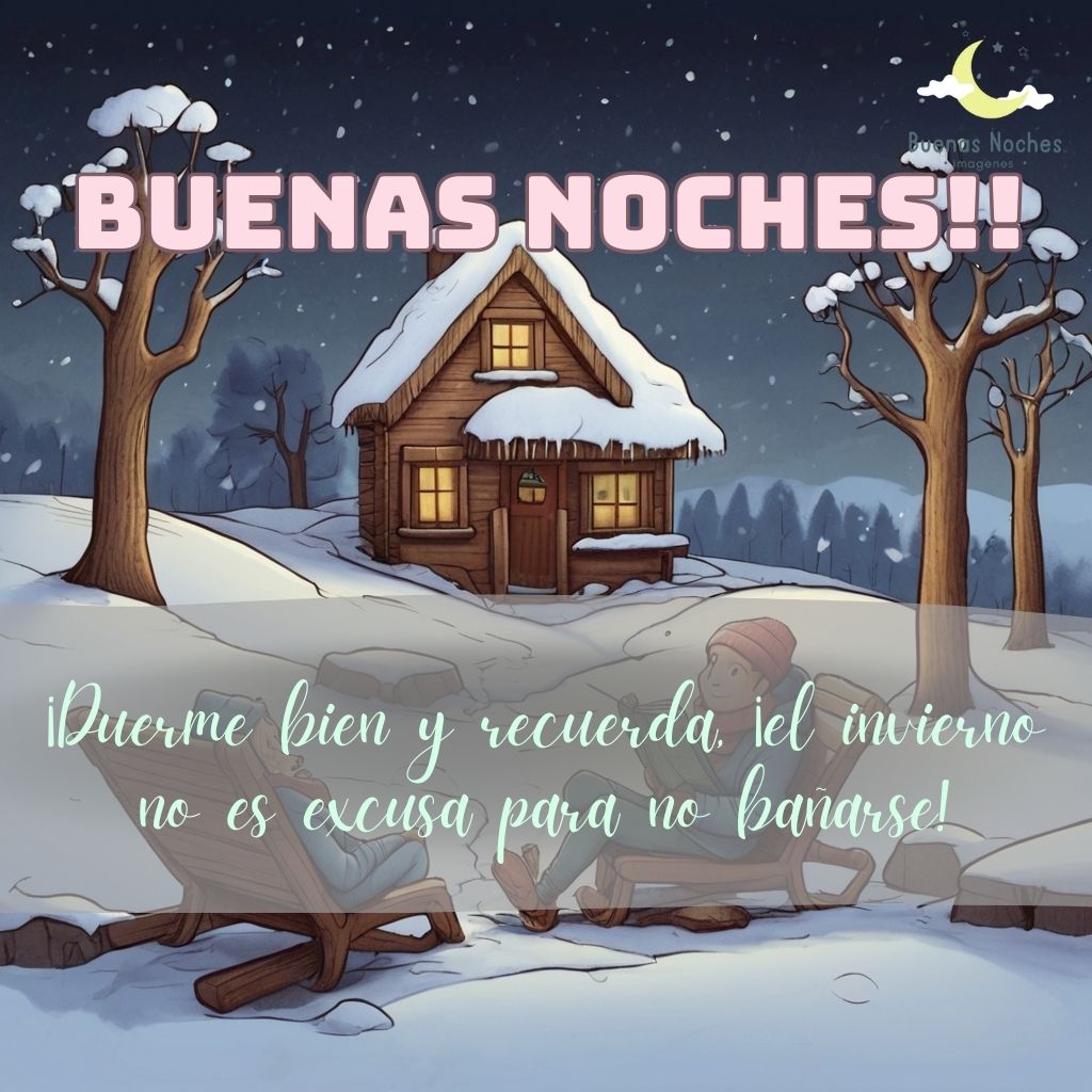 Imagen de buenas noches de invierno 27