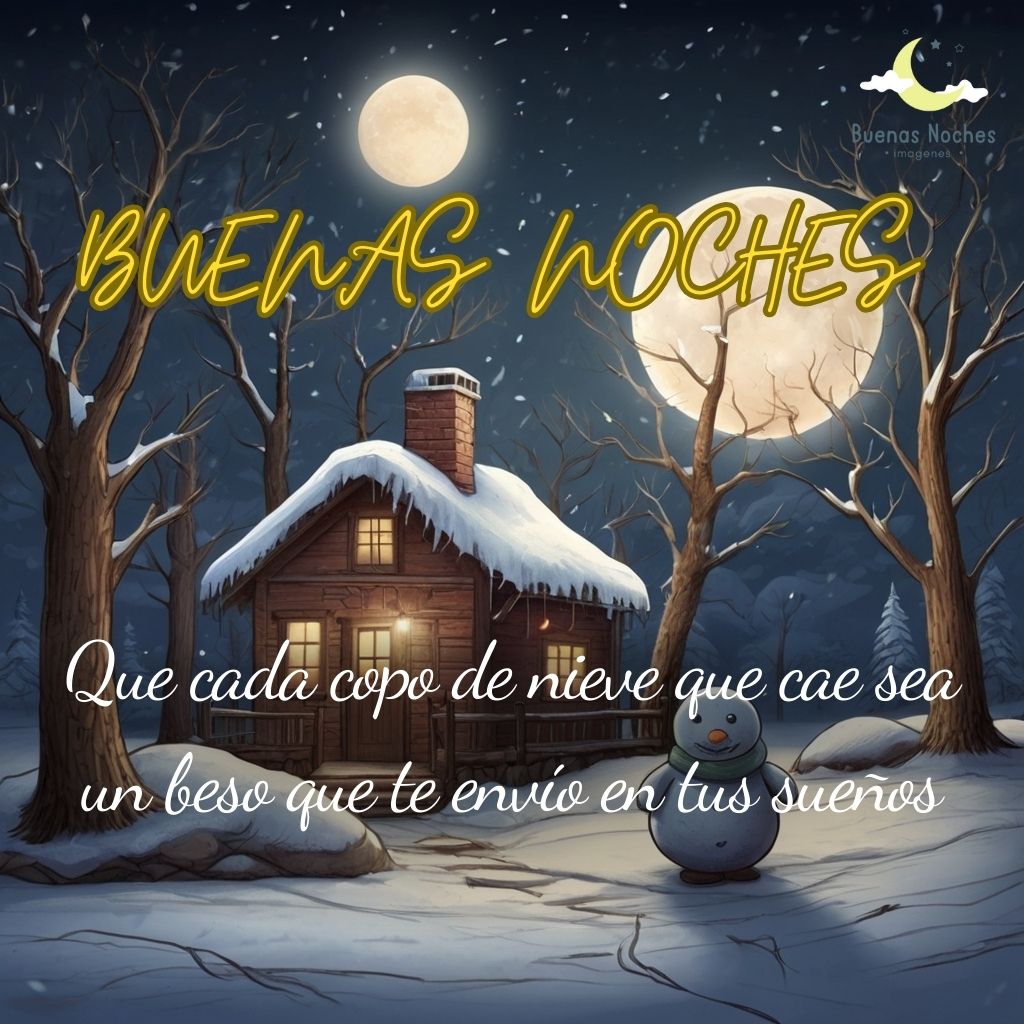 Imagen de buenas noches de invierno 33