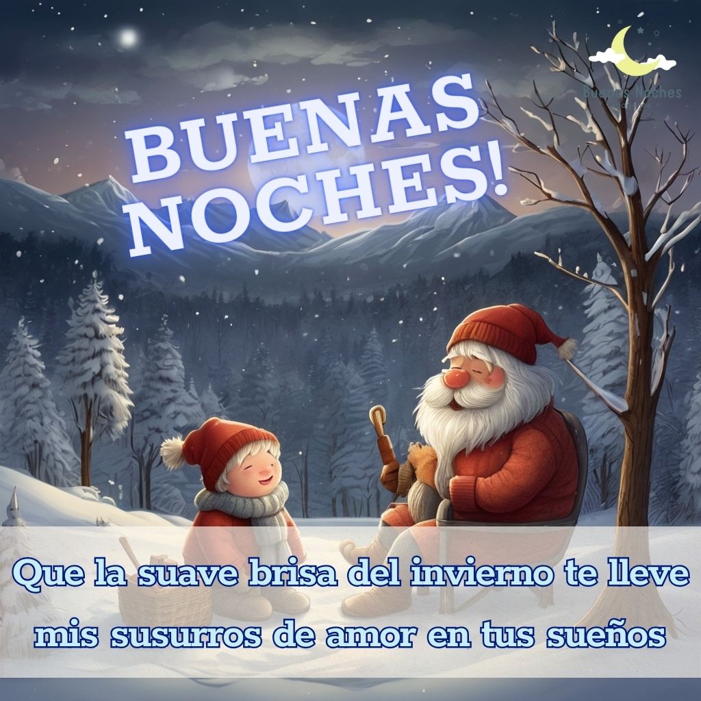 Imagen de buenas noches de invierno 39