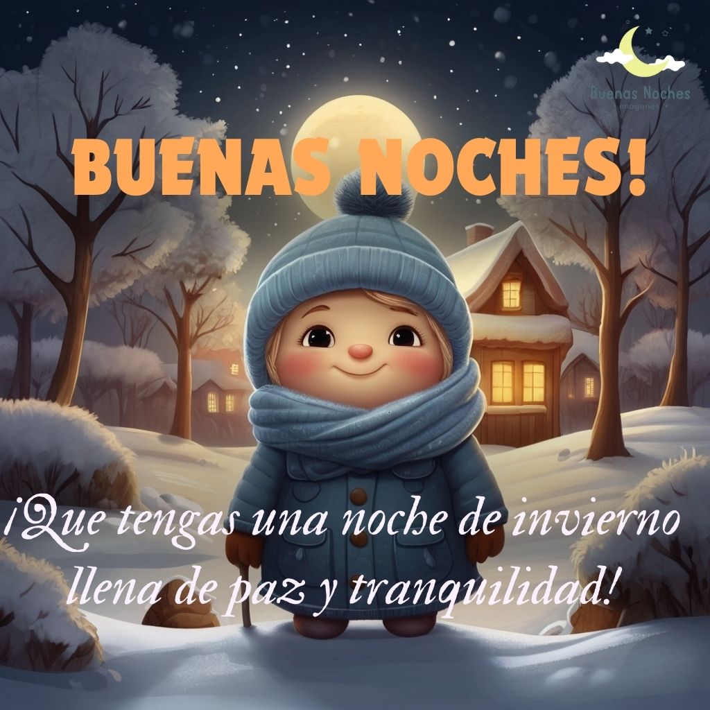 Imagen de buenas noches de invierno 7