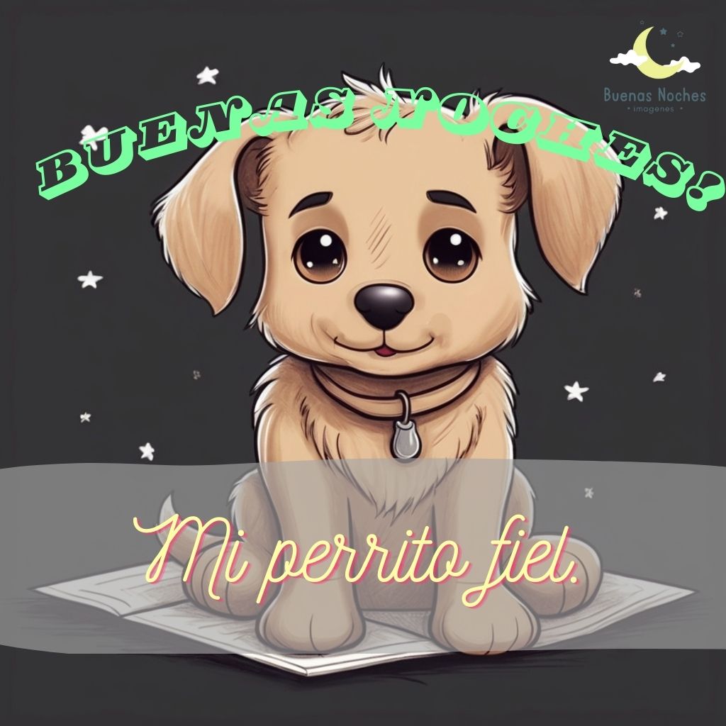 Imagenes de buenas noches con perros 1