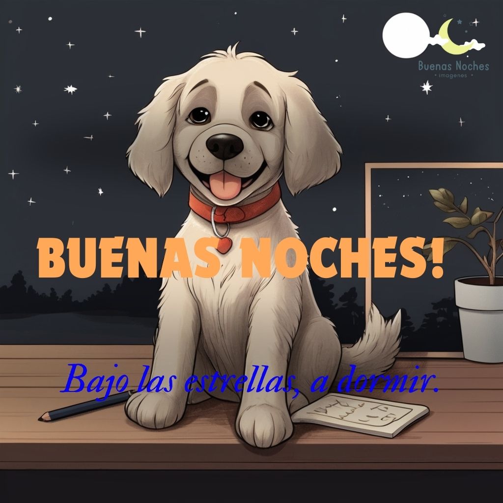 Imagenes de buenas noches con perros 17