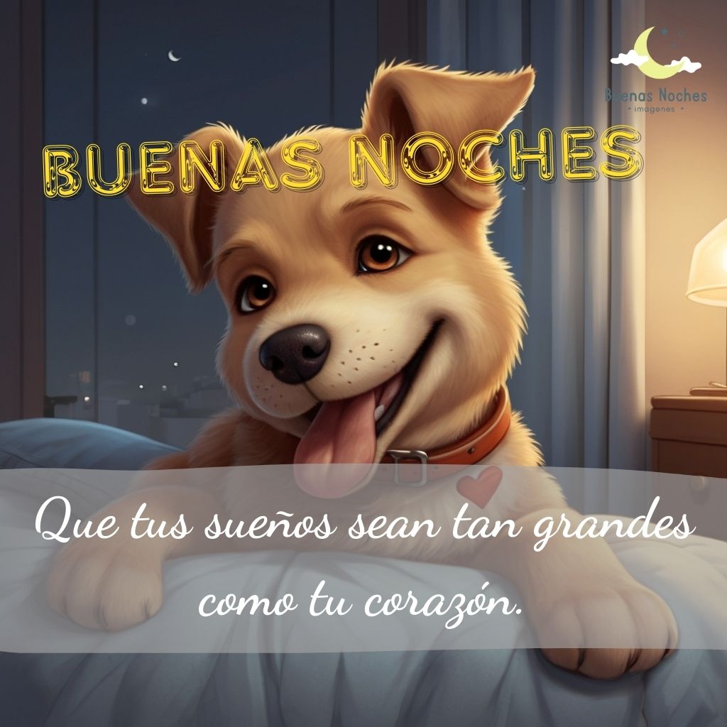 Imagenes de buenas noches con perros 18