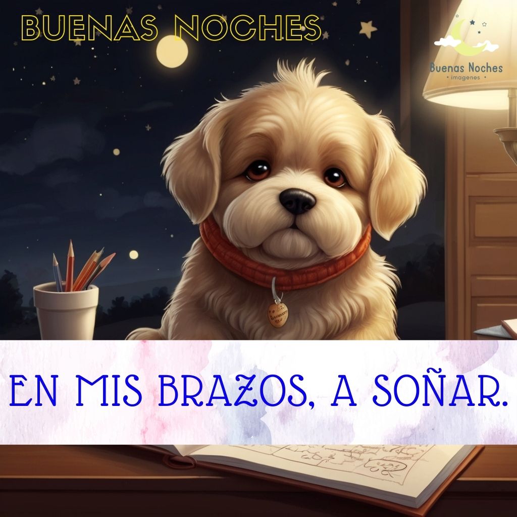 Imagenes de buenas noches con perros 20