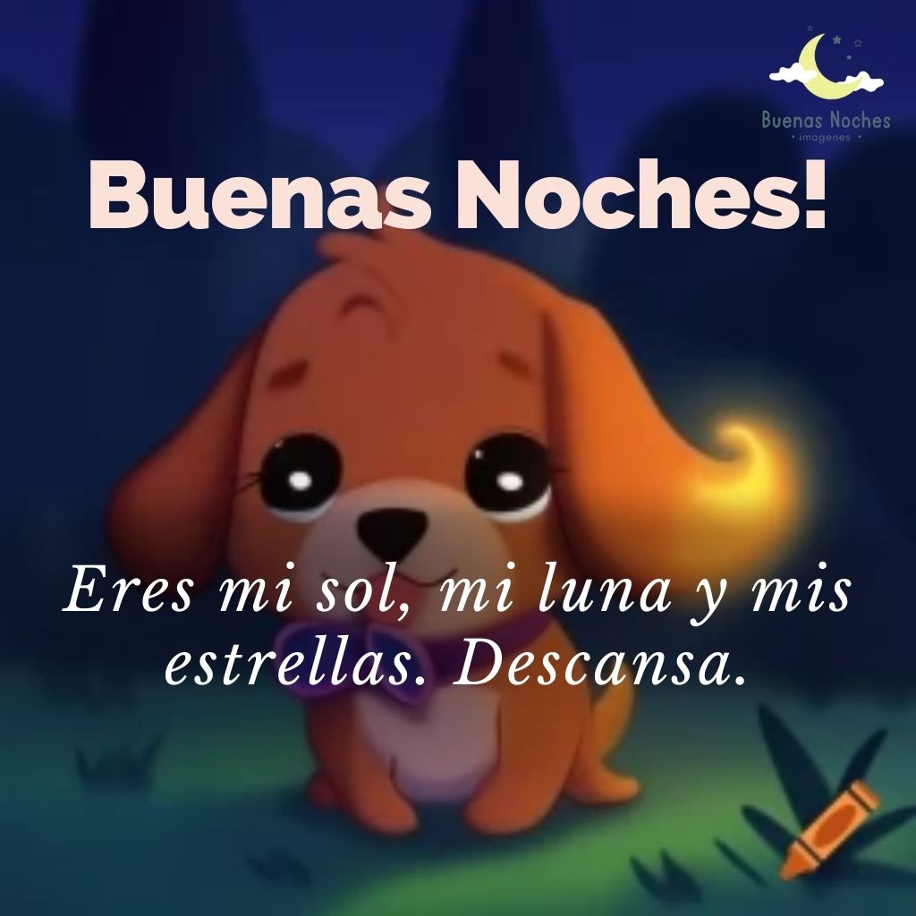 Imagenes de buenas noches con perros 29