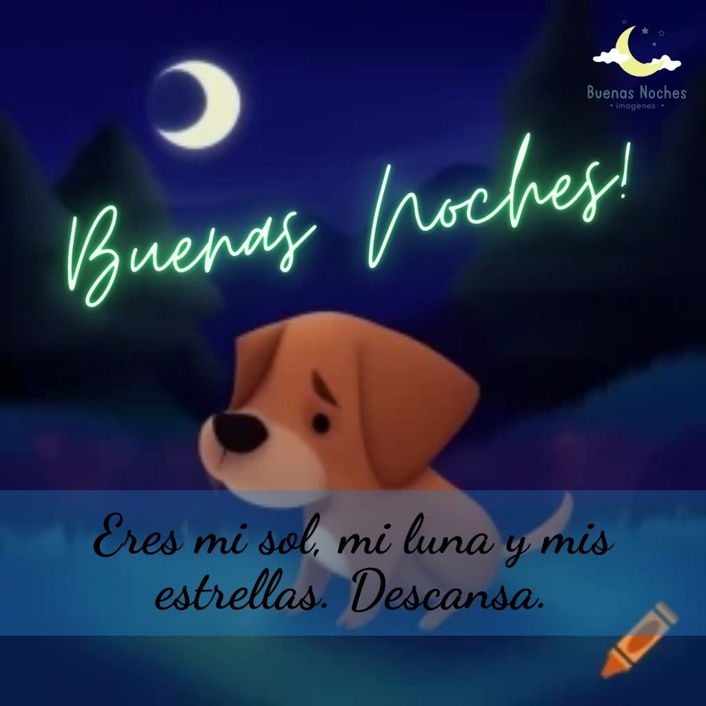 Imagenes de buenas noches con perros 34