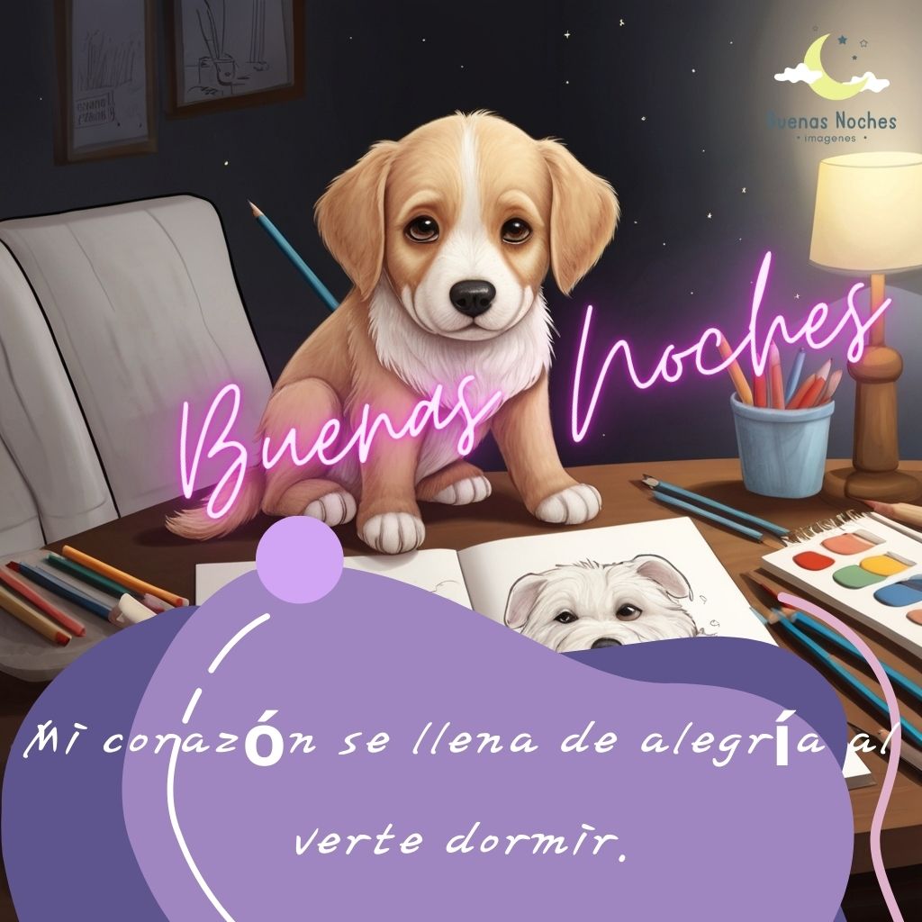 Imagenes de buenas noches con perros 36