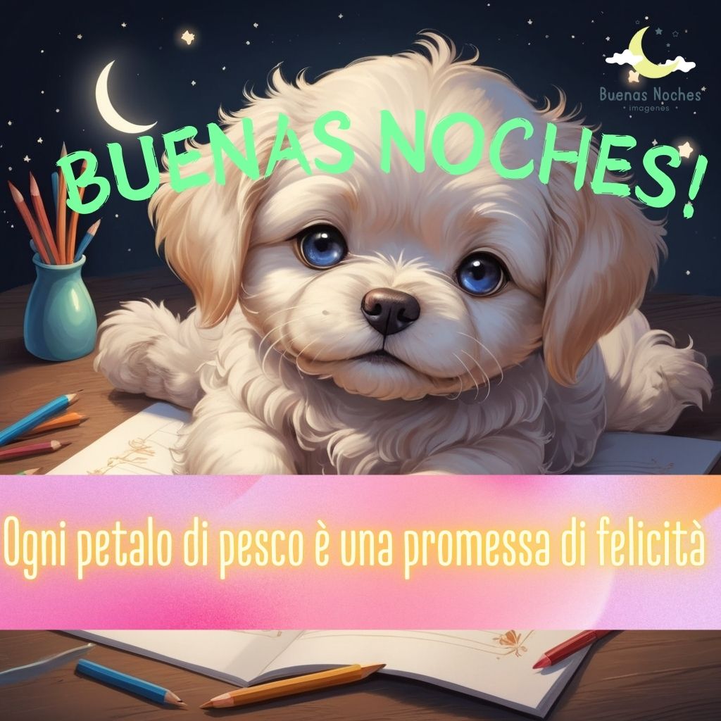 Imagenes de buenas noches con perros 47