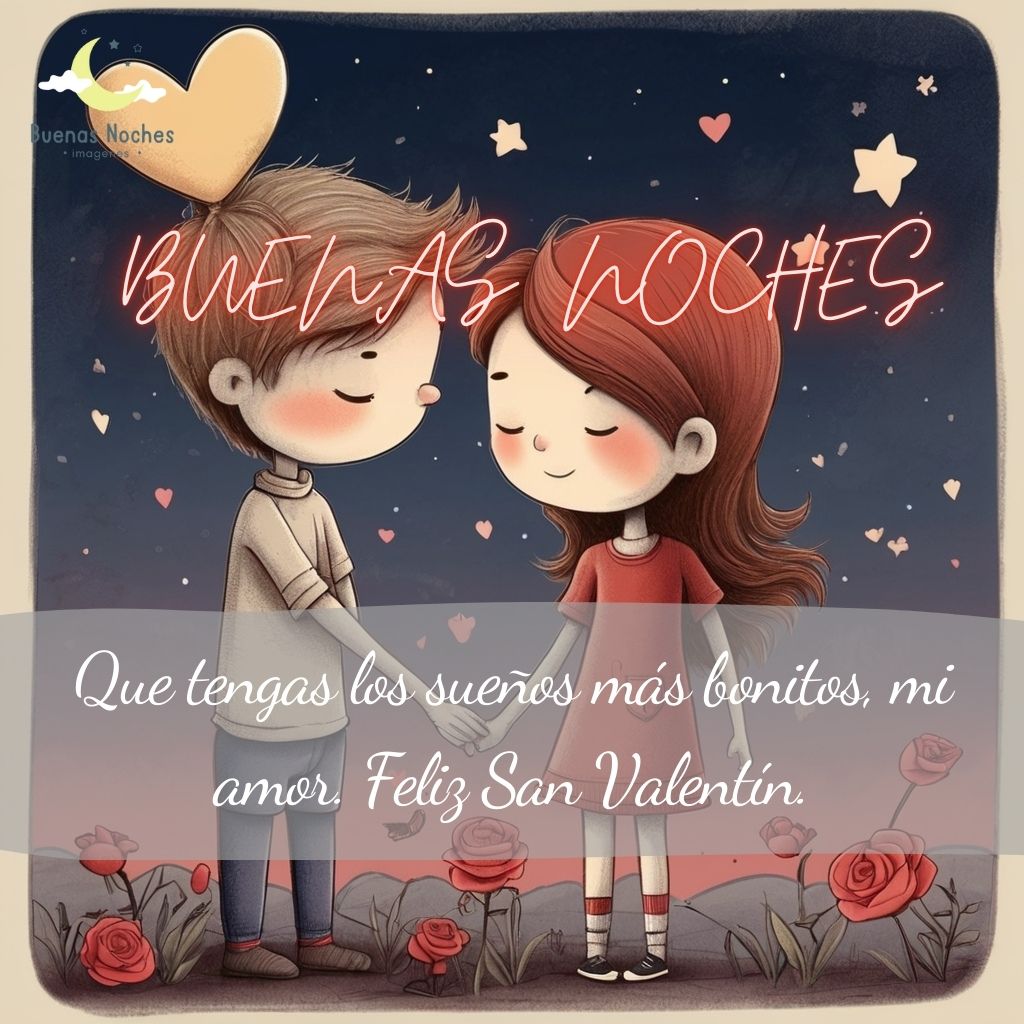 buenas noches imagenes para San Valentin 32