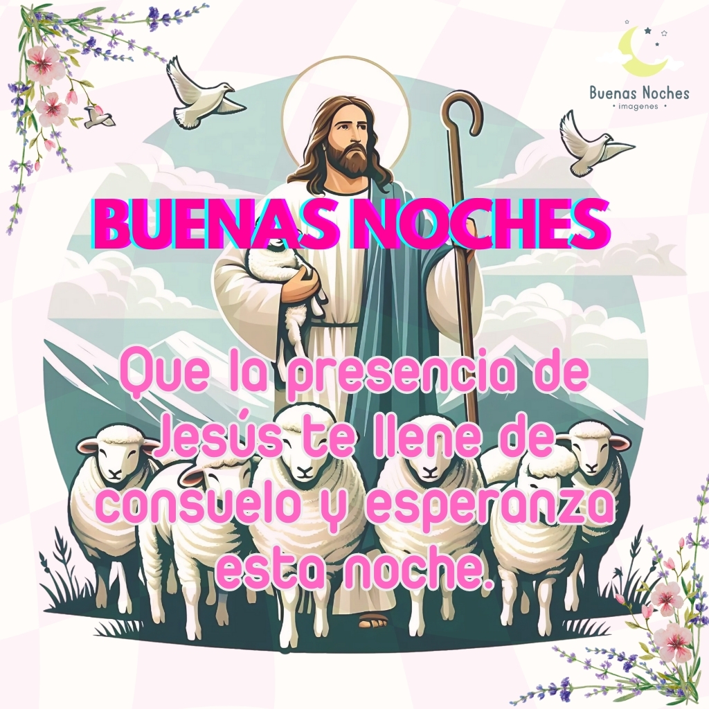 imagenes de buenas noches con jesus 7