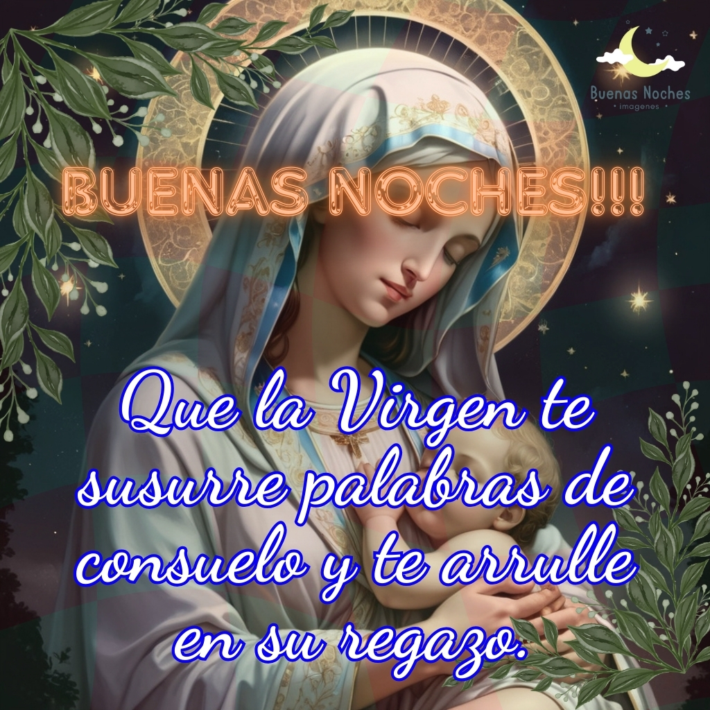 imagenes de buenas noches con la virgen maria 12