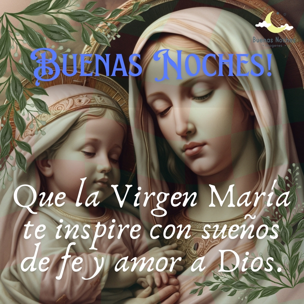 imagenes de buenas noches con la virgen maria 15