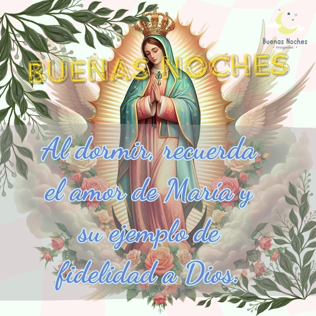 imagenes de buenas noches con la virgen maria 19