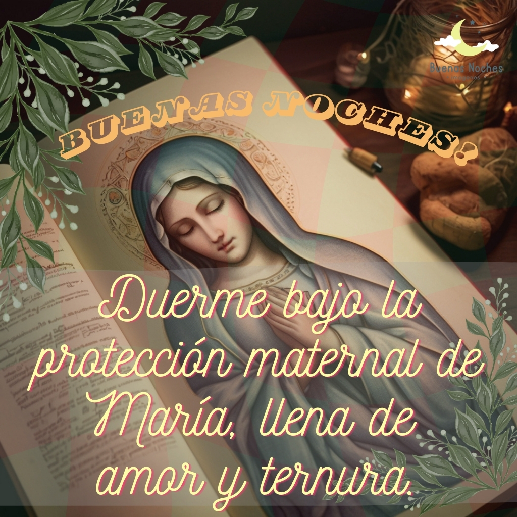 imagenes de buenas noches con la virgen maria 2