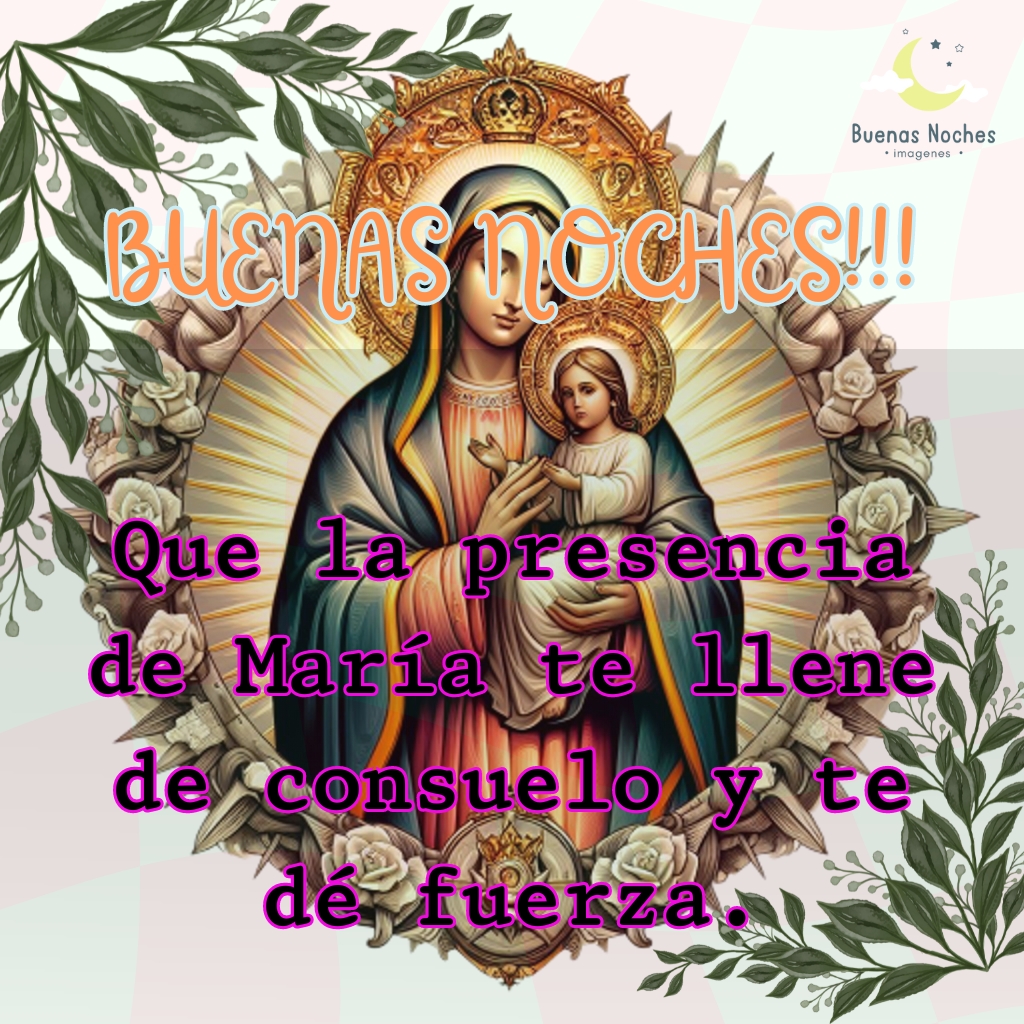 imagenes de buenas noches con la virgen maria 23