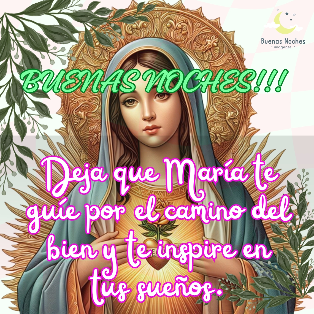 imagenes de buenas noches con la virgen maria 24