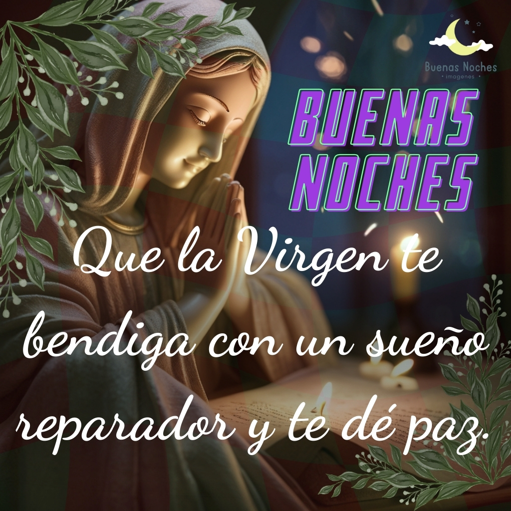 imagenes de buenas noches con la virgen maria 27