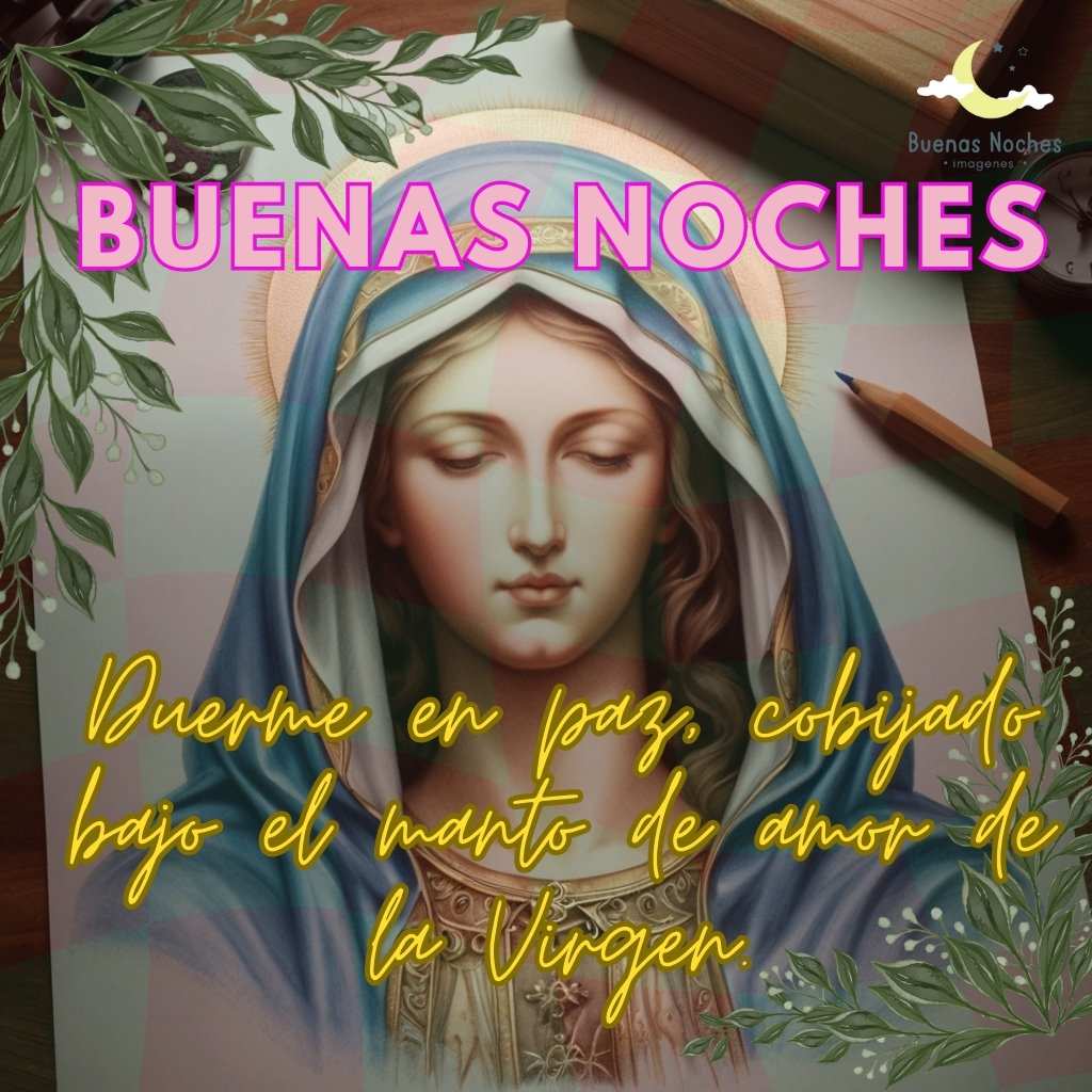 imagenes de buenas noches con la virgen maria 31