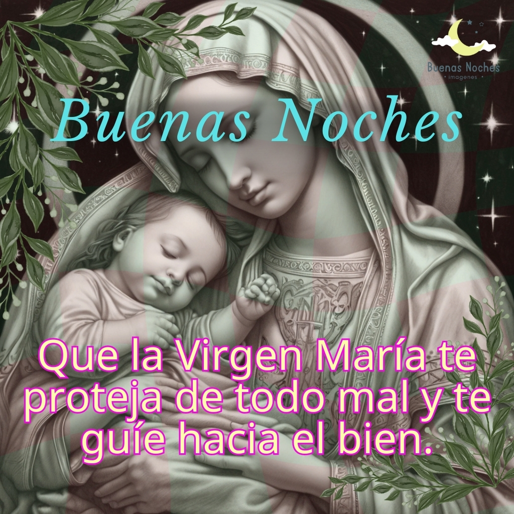 imagenes de buenas noches con la virgen maria 32