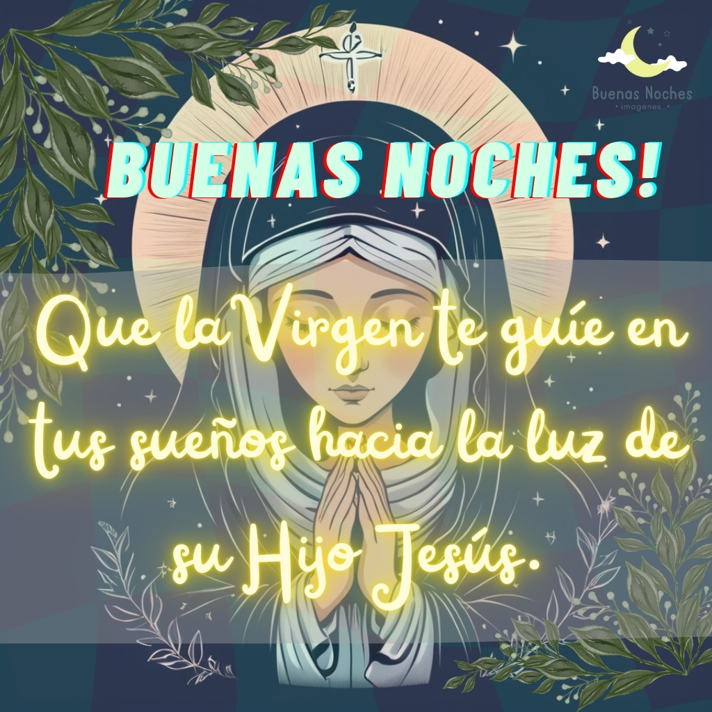 imagenes de buenas noches con la virgen maria 7