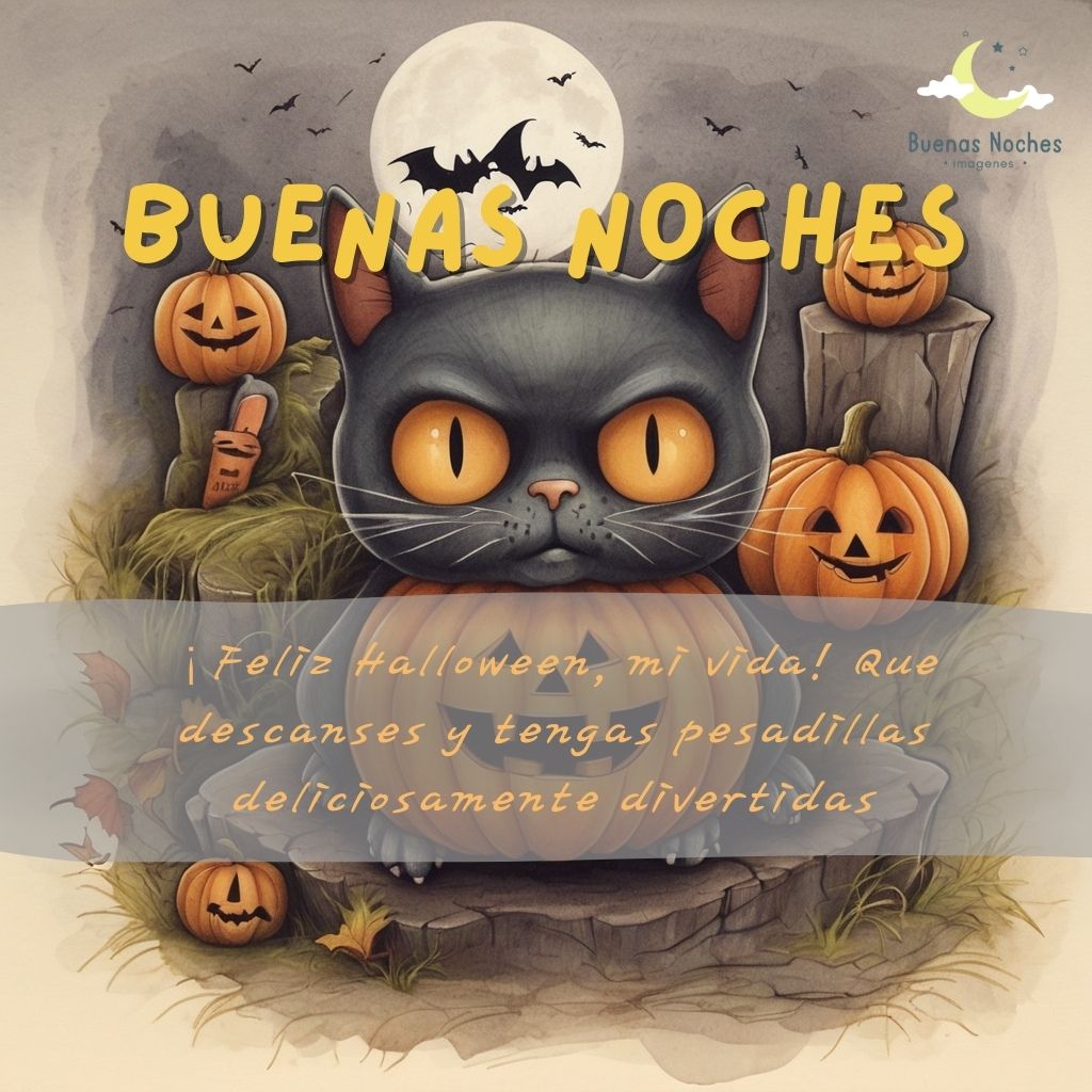 imagenes de buenas noches halloween 13