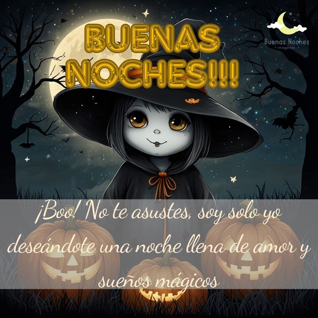 imagenes de buenas noches halloween 15