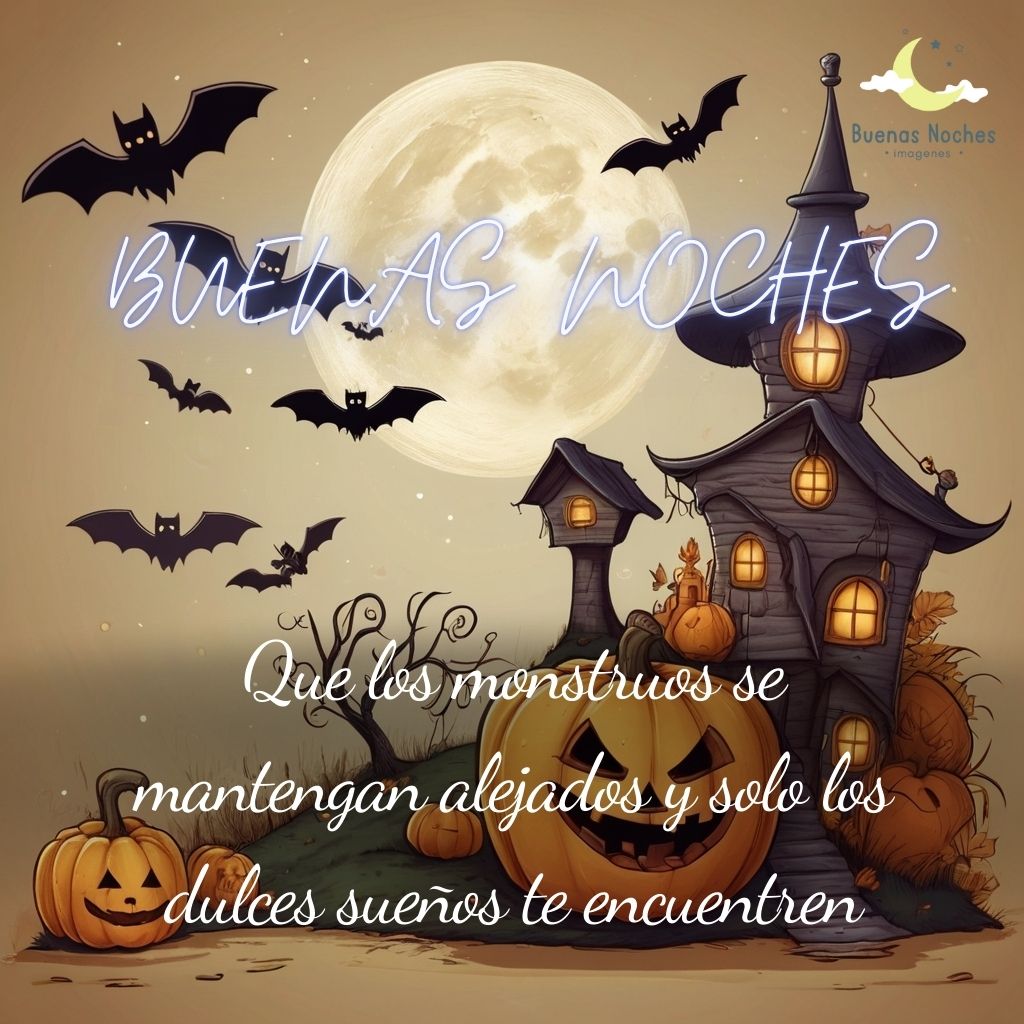 imagenes de buenas noches halloween 16