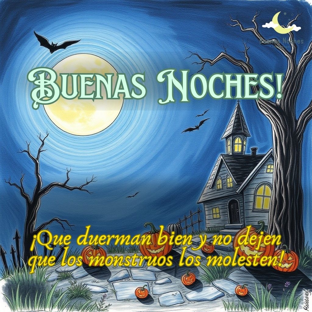 imagenes de buenas noches halloween 2