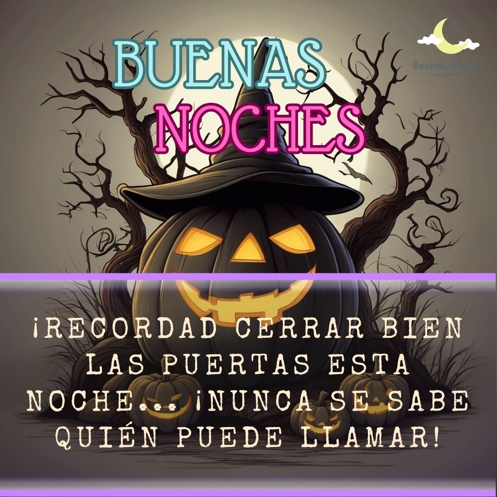 imagenes de buenas noches halloween 30