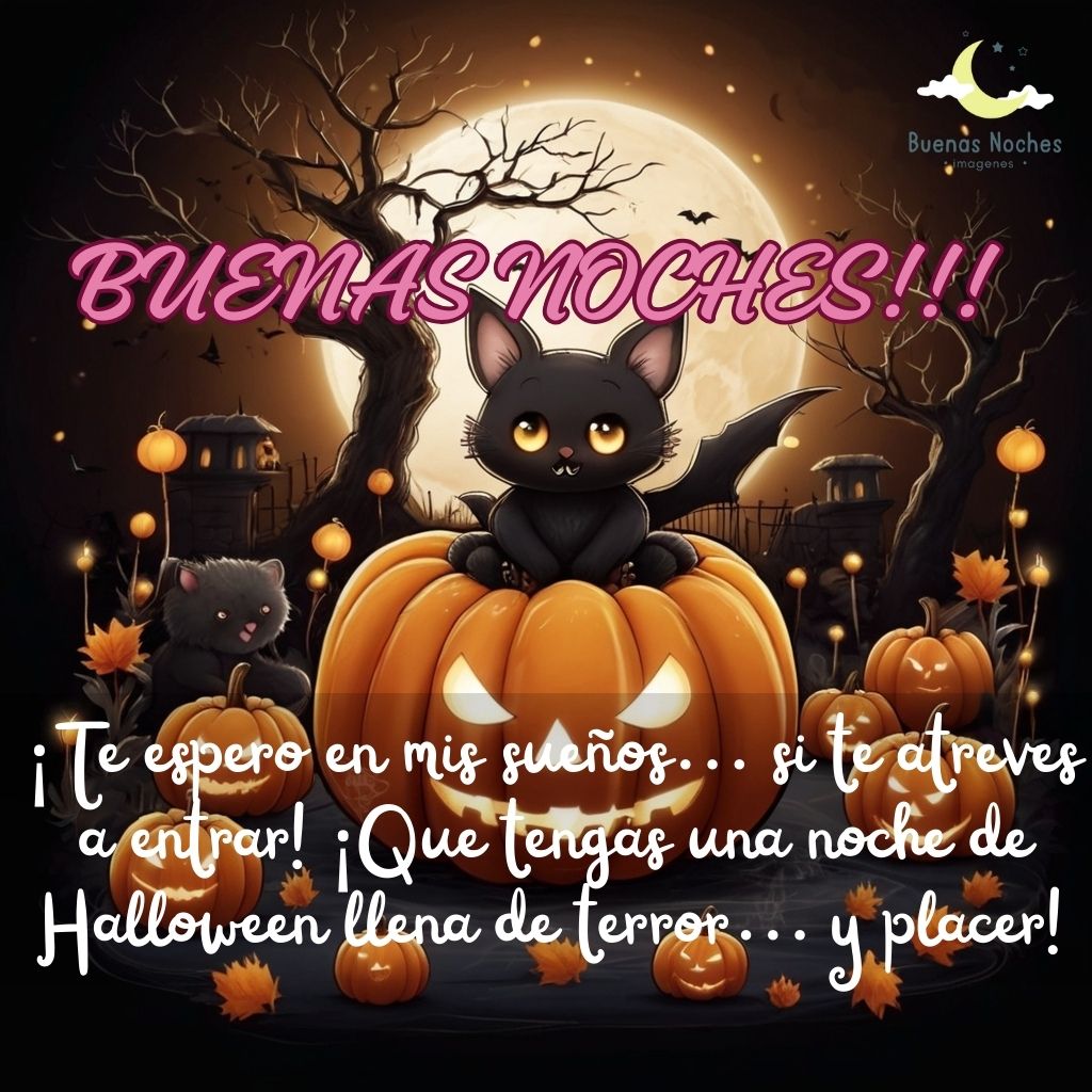 imagenes de buenas noches halloween 5