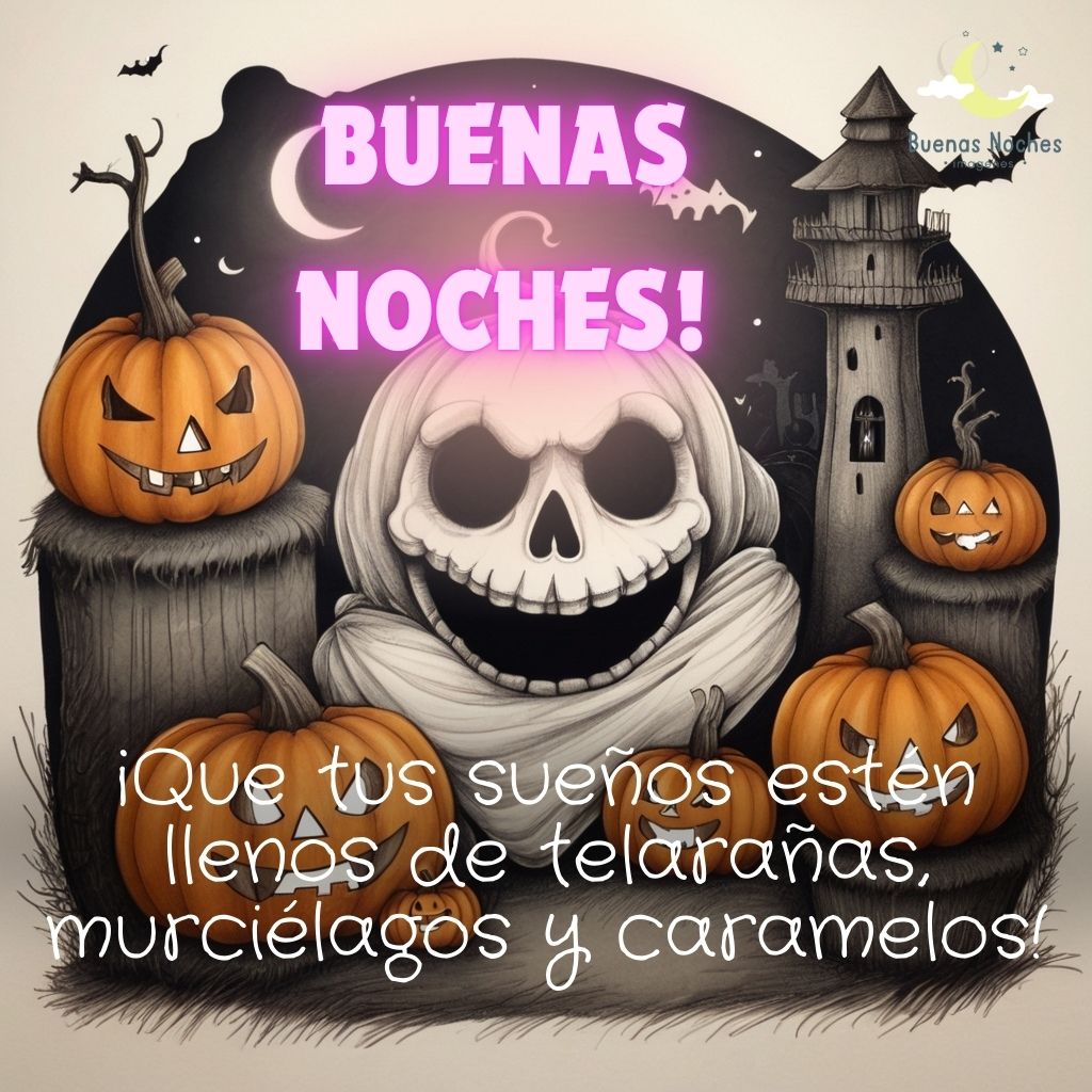 imagenes de buenas noches halloween 6