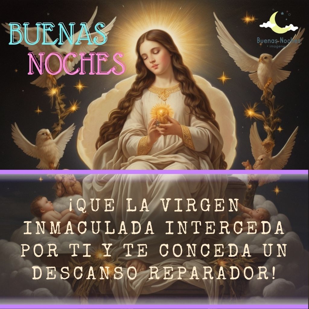 imagenes de buenas noches para el Dia de la Inmaculada Concepcion 25