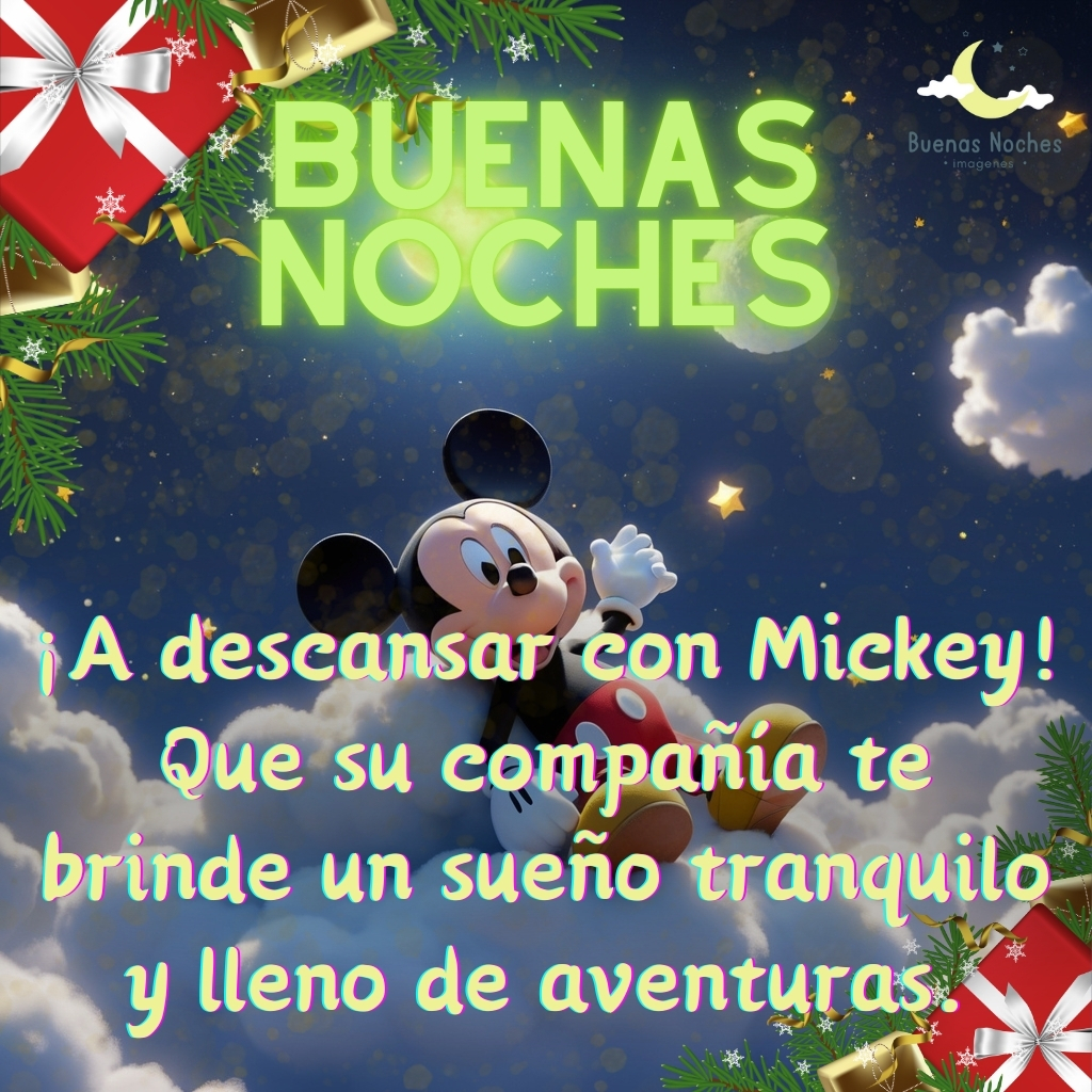 mickey mouse dulces suenos imagenes de buenas noches 10