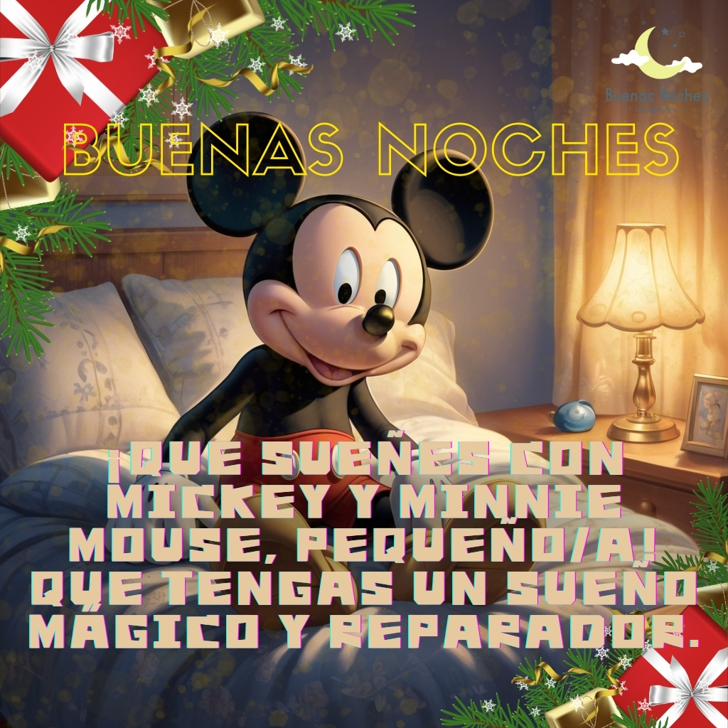 mickey mouse dulces suenos imagenes de buenas noches 11