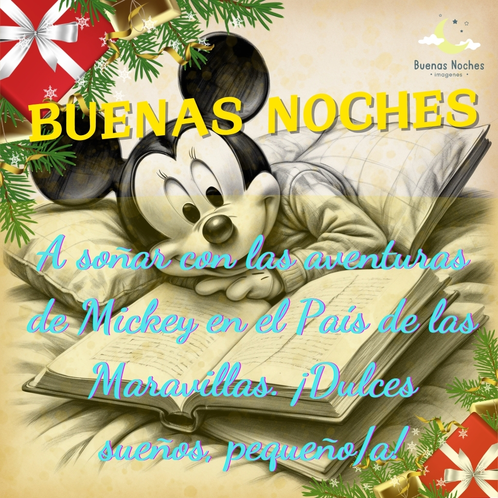 mickey mouse dulces suenos imagenes de buenas noches 12