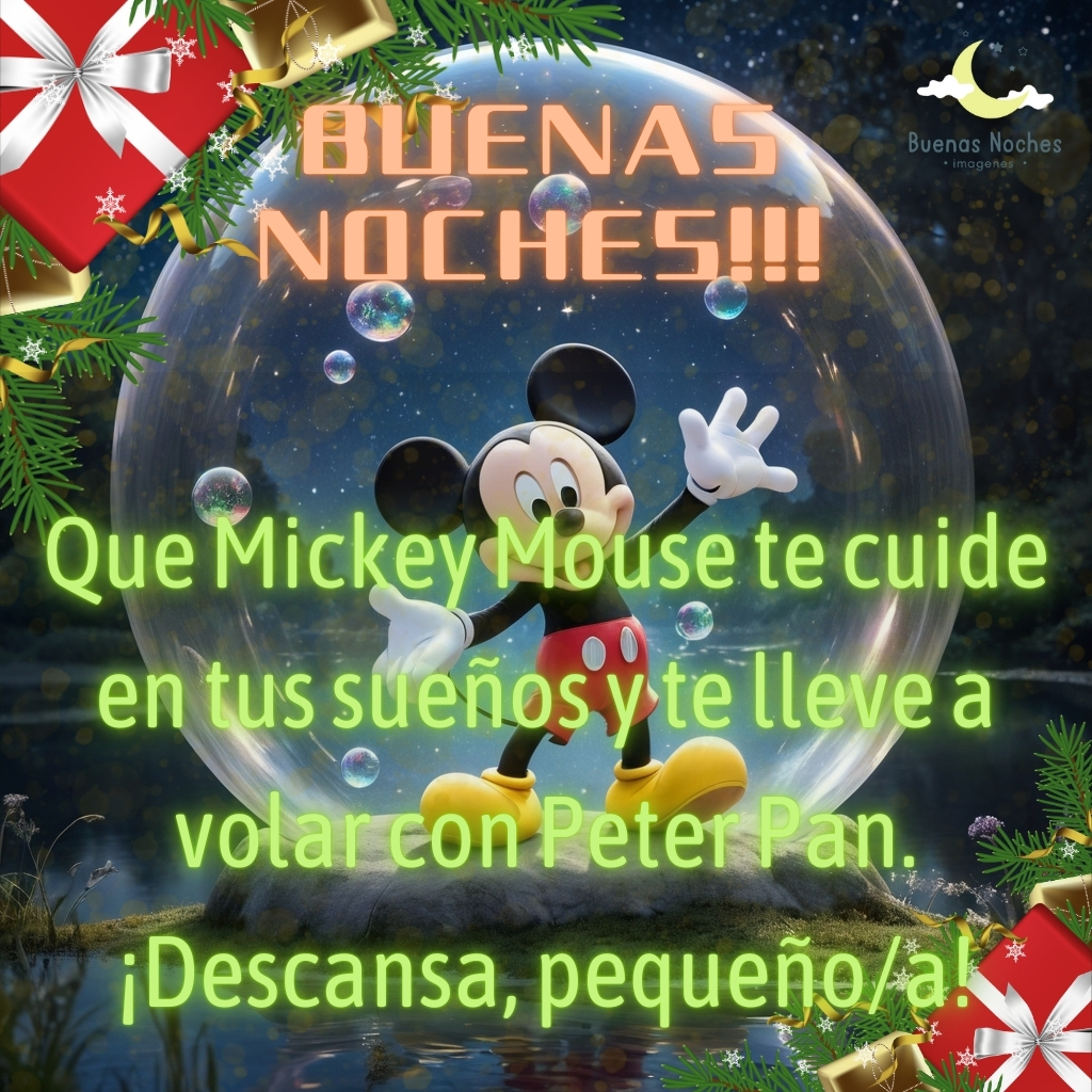 mickey mouse dulces suenos imagenes de buenas noches 13