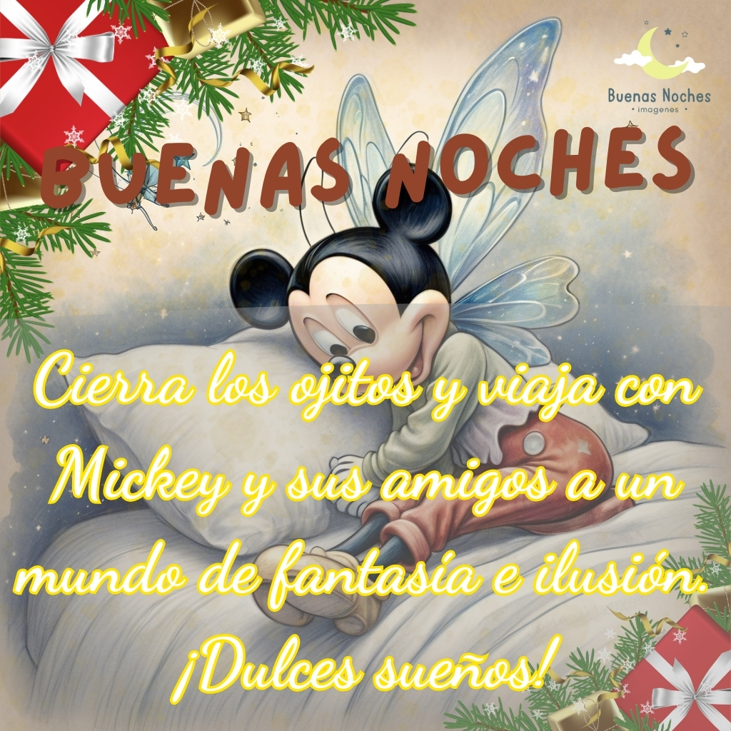 mickey mouse dulces suenos imagenes de buenas noches 15