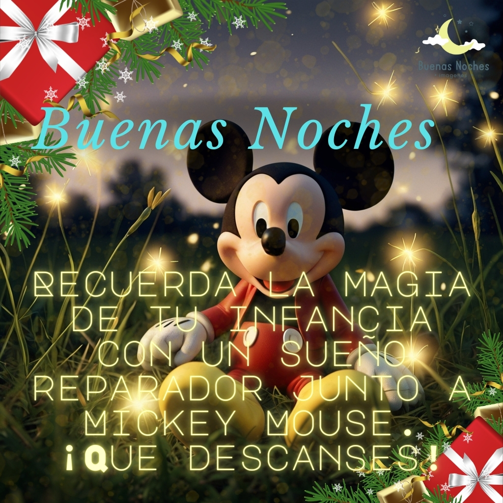 mickey mouse dulces suenos imagenes de buenas noches 22