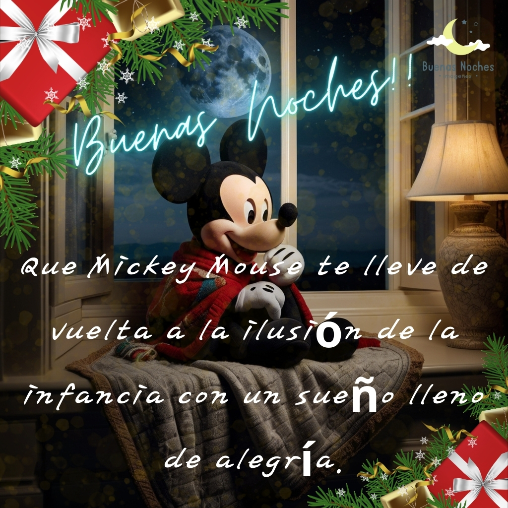 mickey mouse dulces suenos imagenes de buenas noches 23