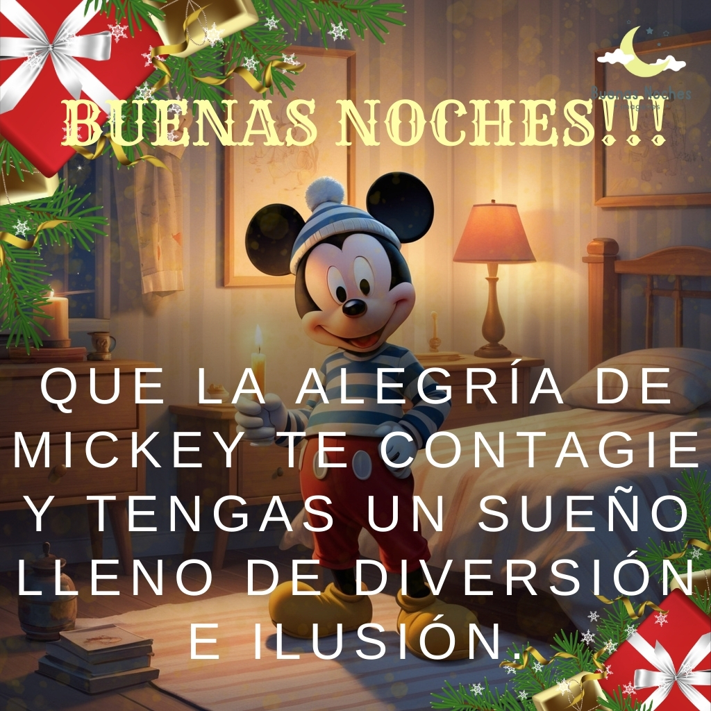 mickey mouse dulces suenos imagenes de buenas noches 3