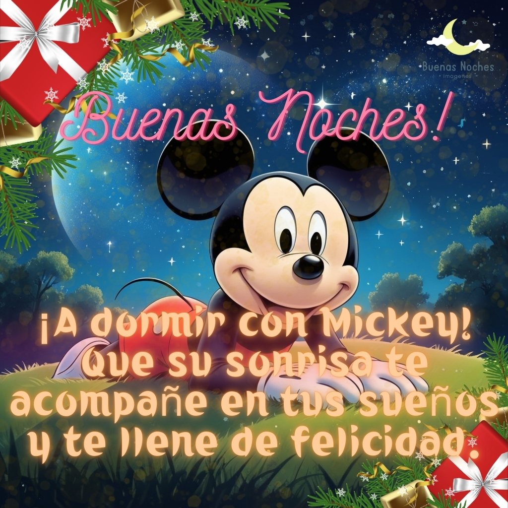 mickey mouse dulces suenos imagenes de buenas noches 4