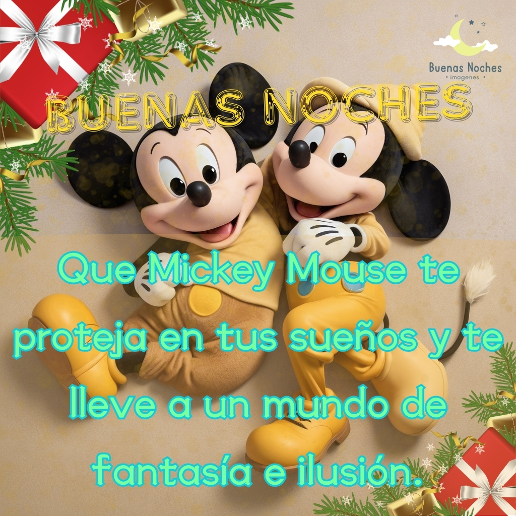 mickey mouse dulces suenos imagenes de buenas noches 9