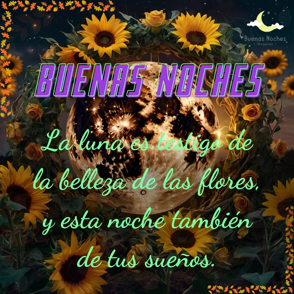 imagenes de buenas noches con flores 27