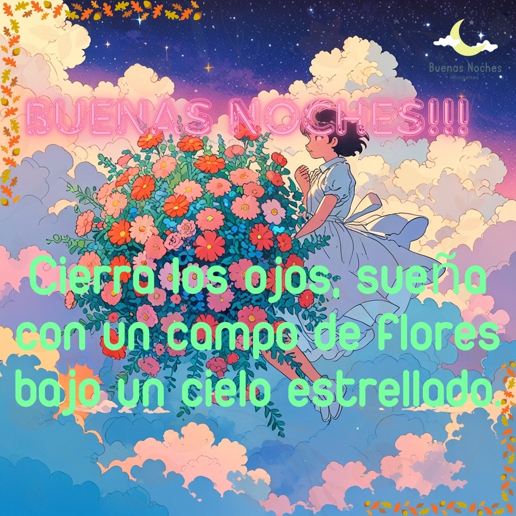 imagenes de buenas noches con flores 40