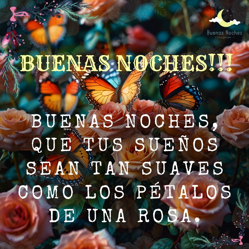 imagenes de buenas noches con rosas 13